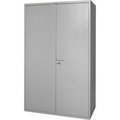 Hallowell Global Industrial„¢ All-Welded Heavy Duty Storage Cabinet, 14 Gauge, 60"Wx24"Dx78"H, Gray GM4SC0478-4HG